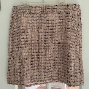 Loft Tweed Shift Skirt
